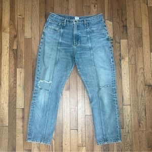 Esby Lindsay Jeans Decade Wash 33 Ripped Knees